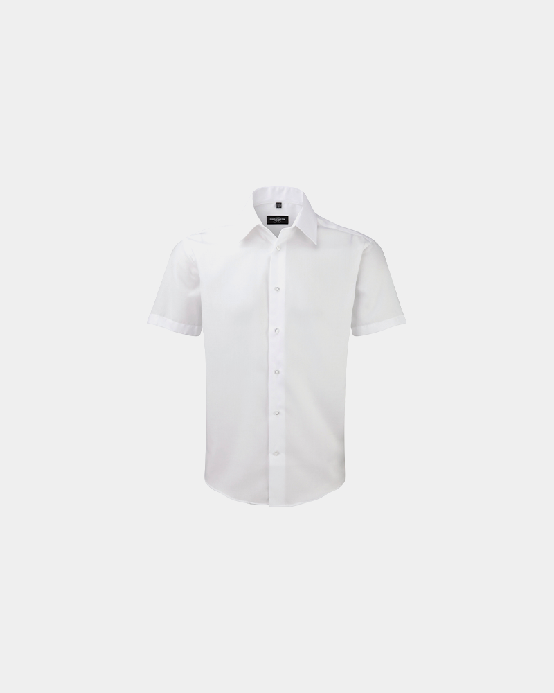 Chemise à manches courtes pour homme - White