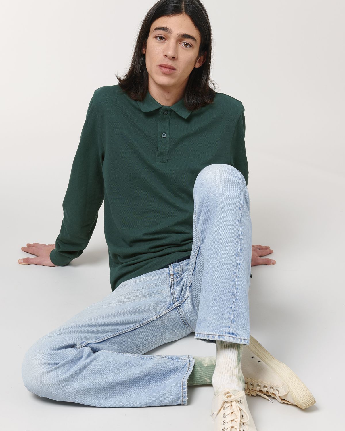 Polo manches longues unisexe personnalisable - 5