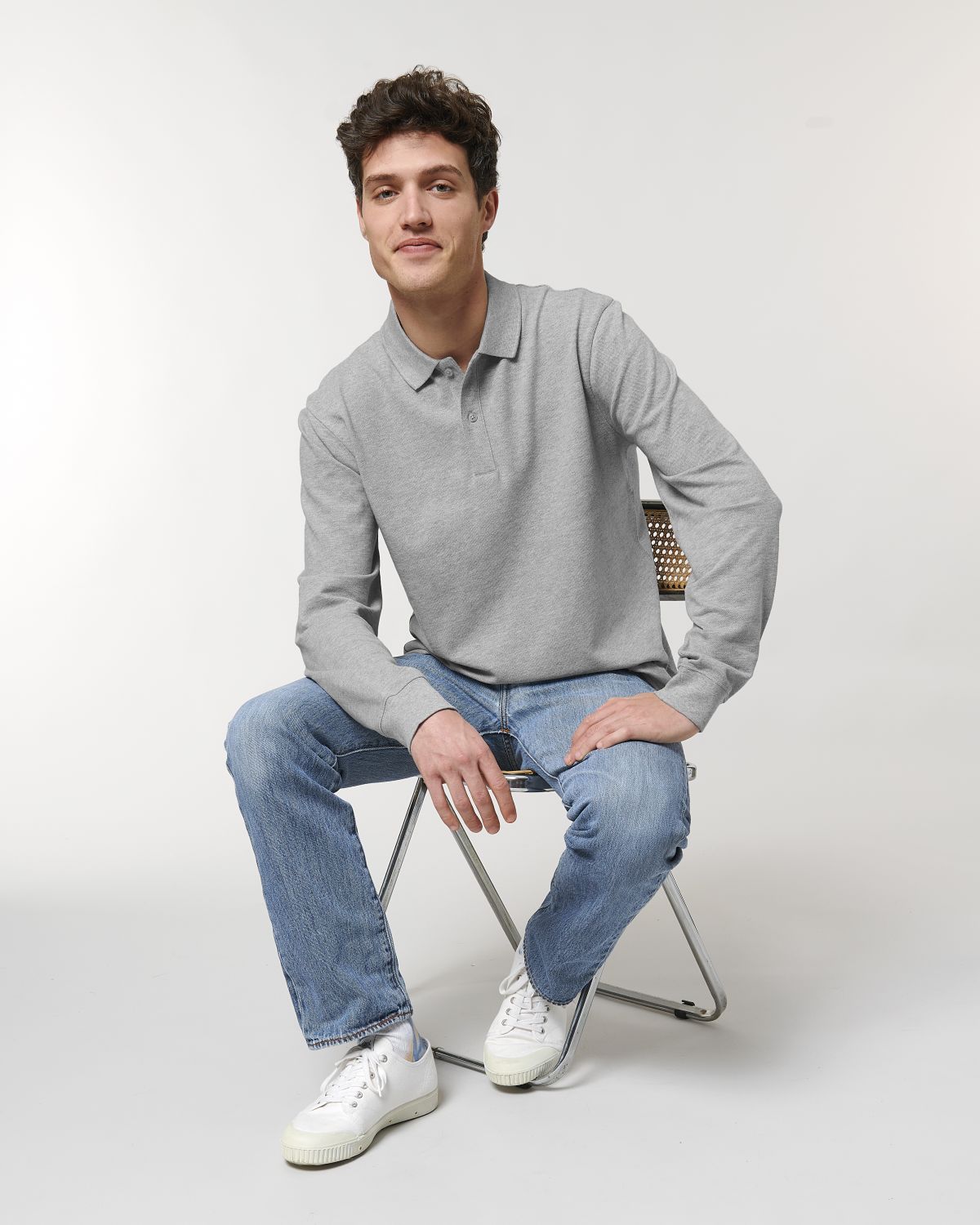 Polo manches longues unisexe personnalisable - 3