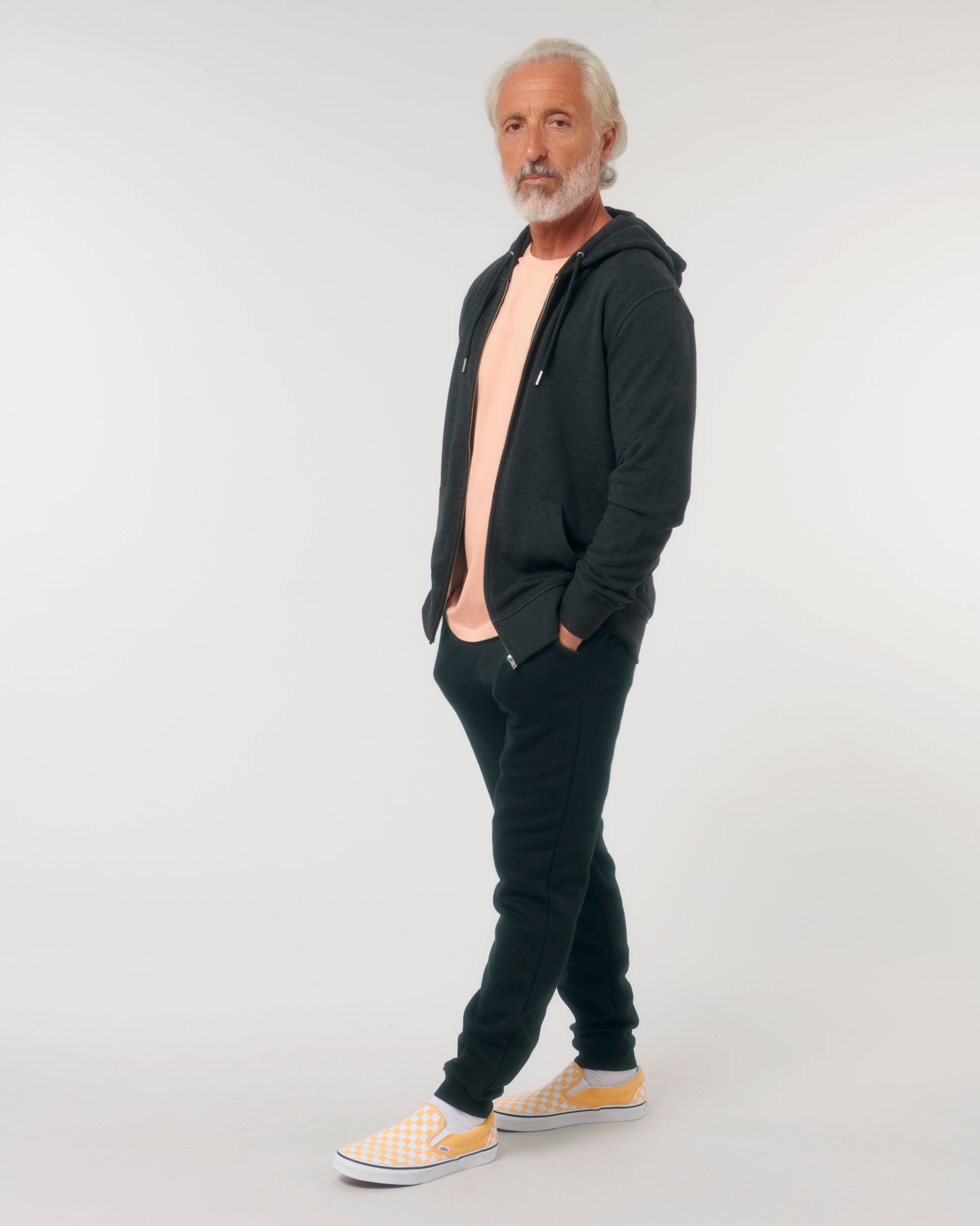 Sweat zippé unisexe personnalisable en coton bio - 20