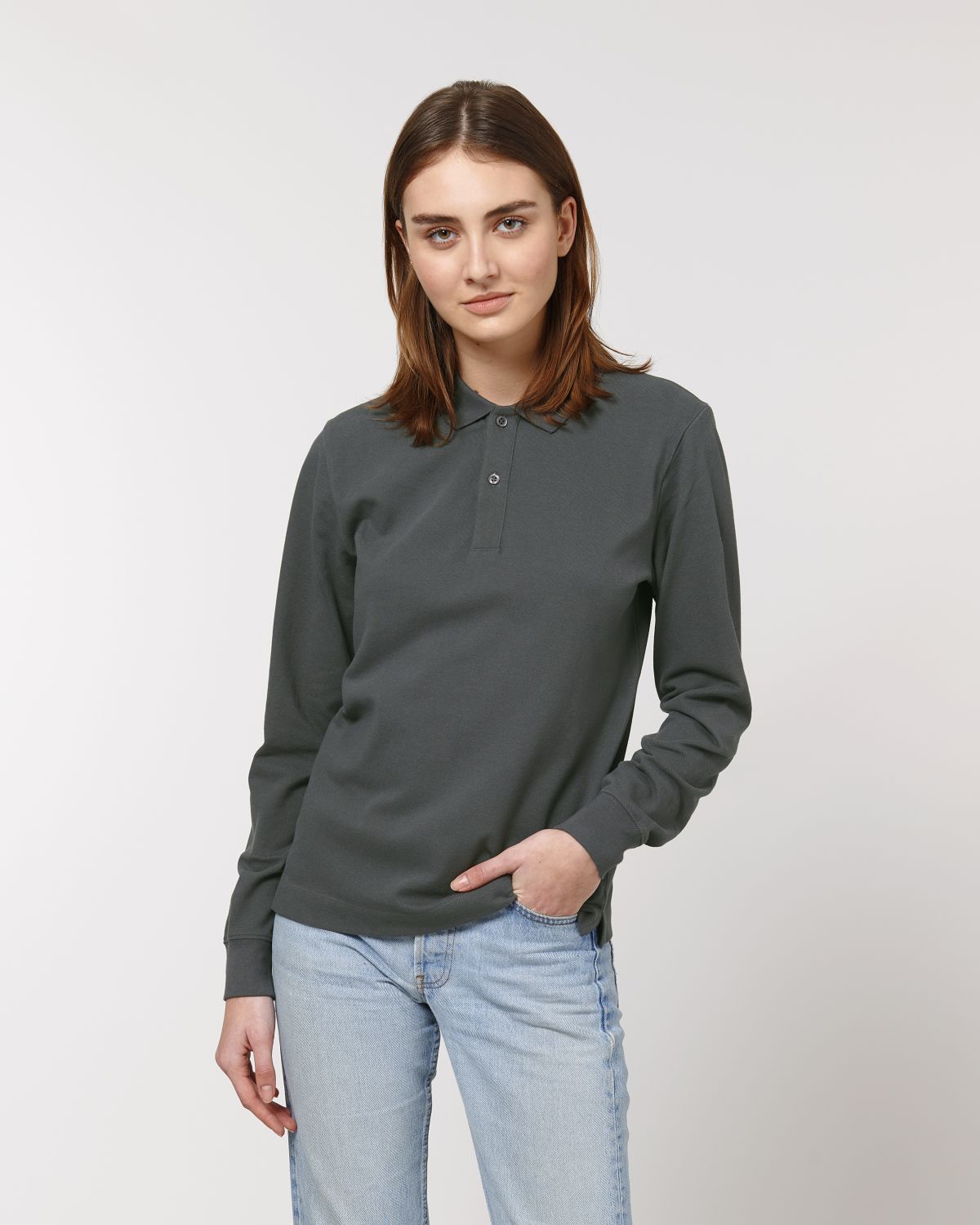 Polo manches longues unisexe personnalisable - 2
