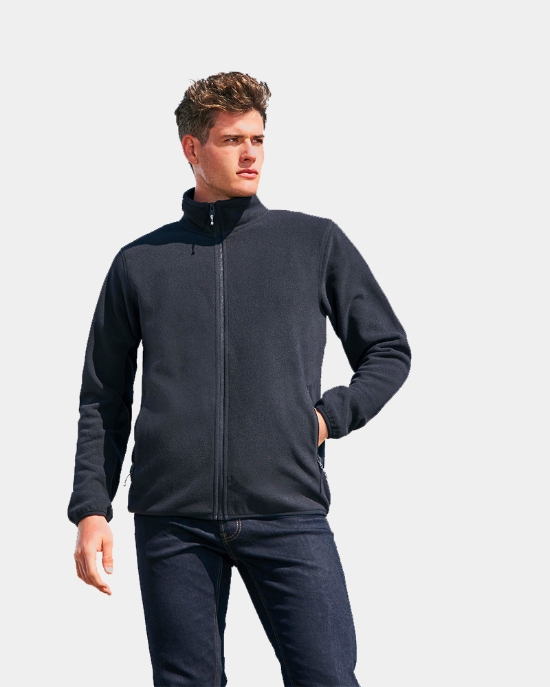 Veste micro polaire homme recyclé personnalisable