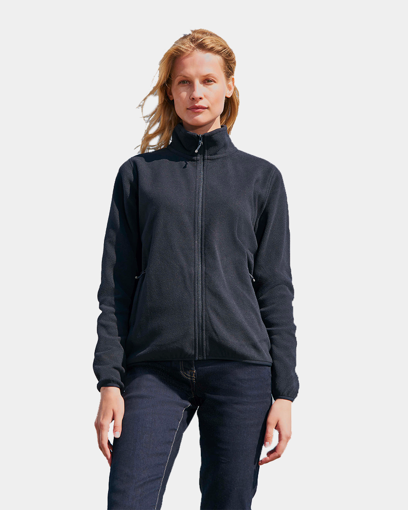 Veste micropolaire recyclée femme à personnaliser