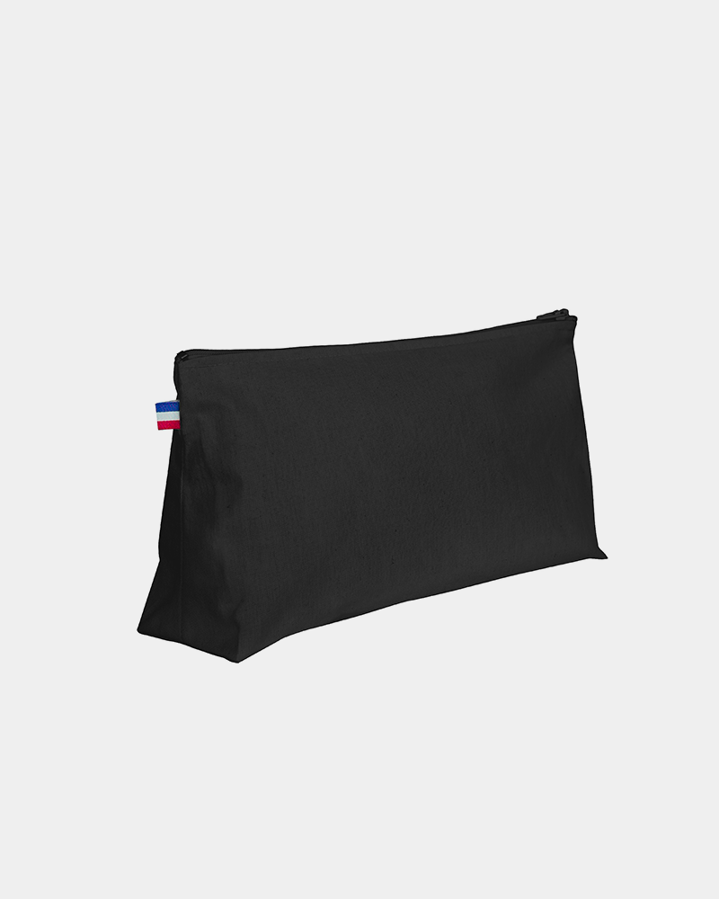Trousse de toilette made in France personnalisable - Noir